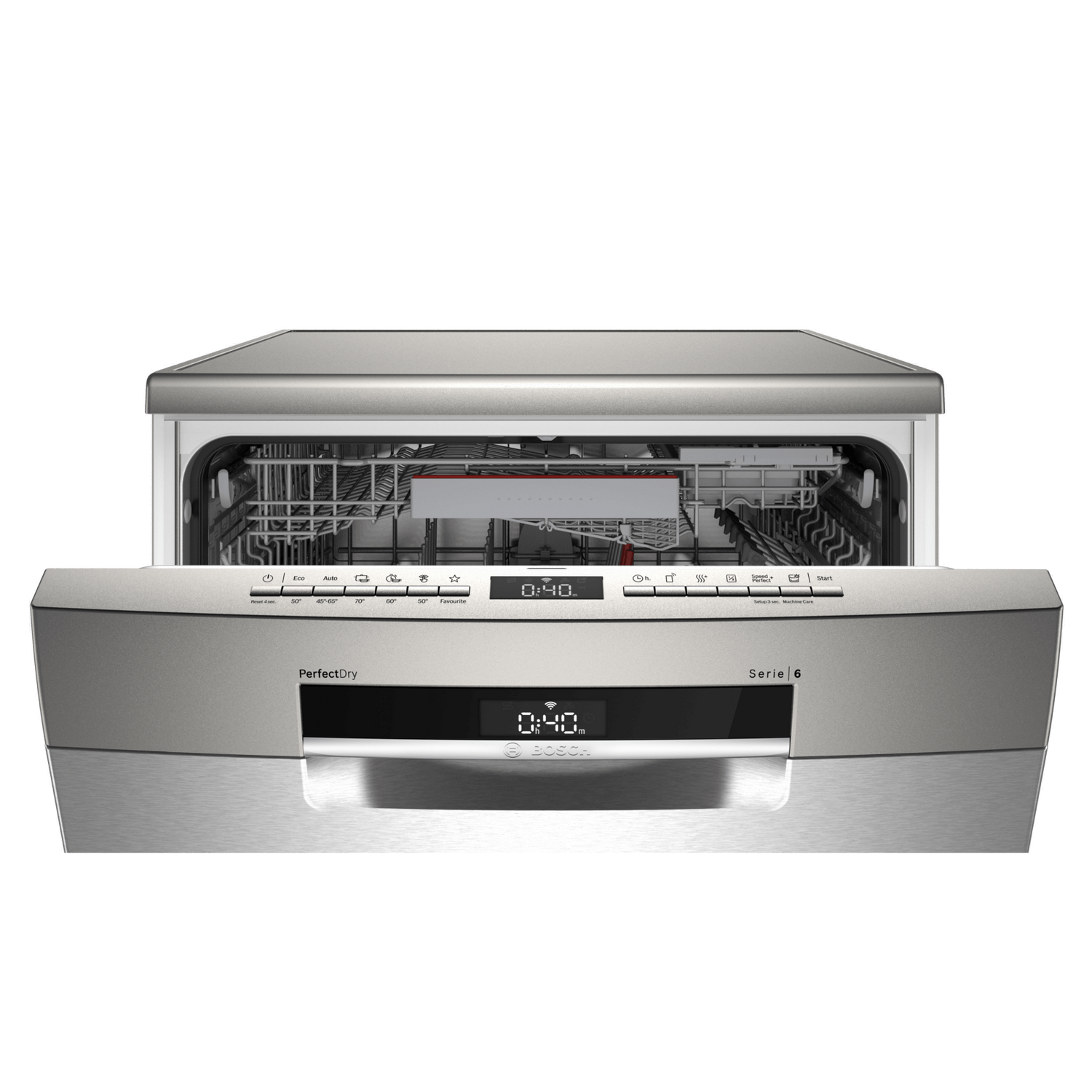 Lavavajillas - Bosch SMS6ZDI08E, Independiente, 13 servicios, 6 programas, 60 cm, Inox