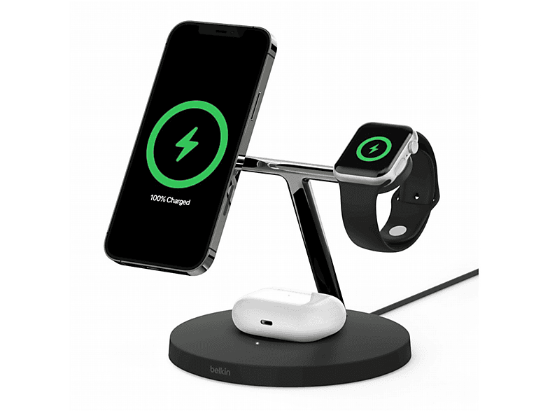 Caricatore Magsafe Belkin PRO Stand WL 3In1