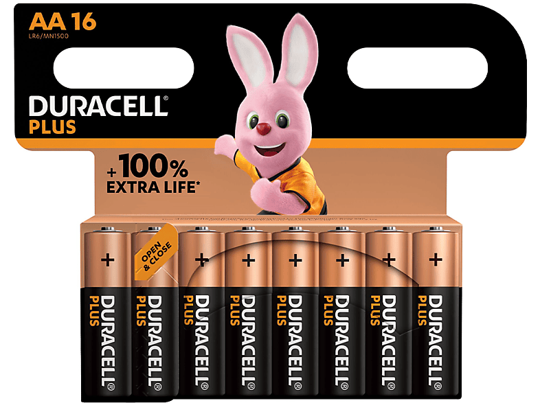 Batterie Stilo Aa Duracell Plus 100 16 Pz