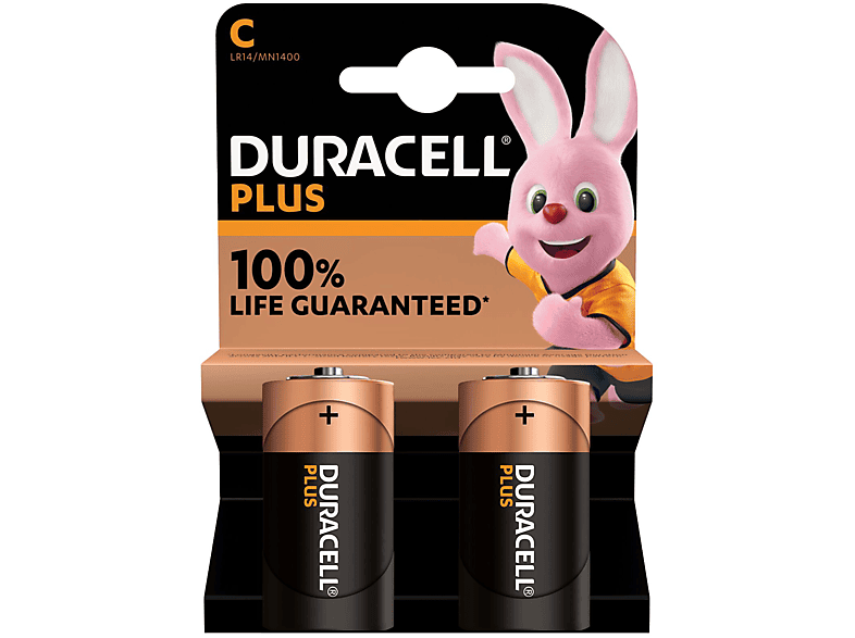 Batteria Mezzatorcia Duracell Plus Tipo C Mn1400 2 PZ