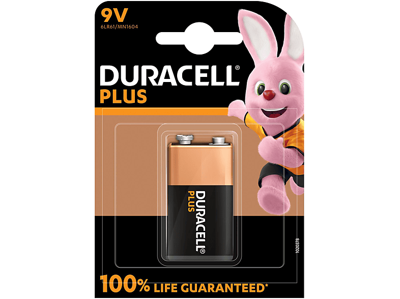 Batteria 9V Duracell Plus Mn1604 1 PZ