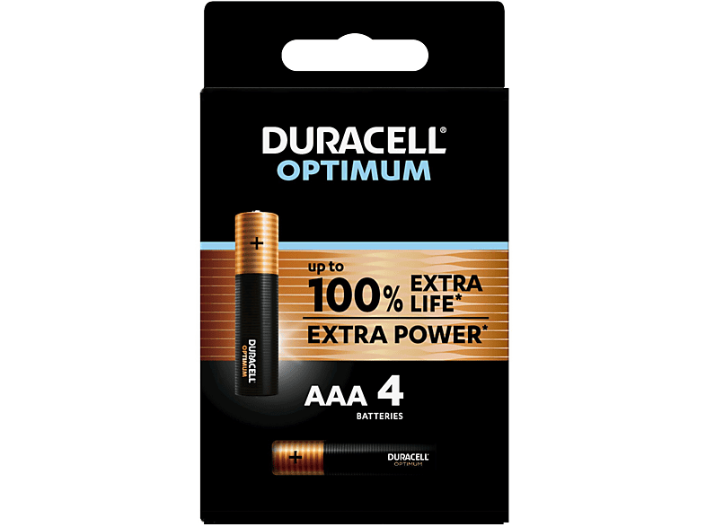 Batterie Duracell Optimum Aaa B4