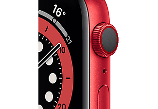 Apple Watch Series 6 (PRODUCT)RED, GPS+CELL, 44 mm, Caja de aluminio en rojo, Correa deportiva (PRODUCT)RED 