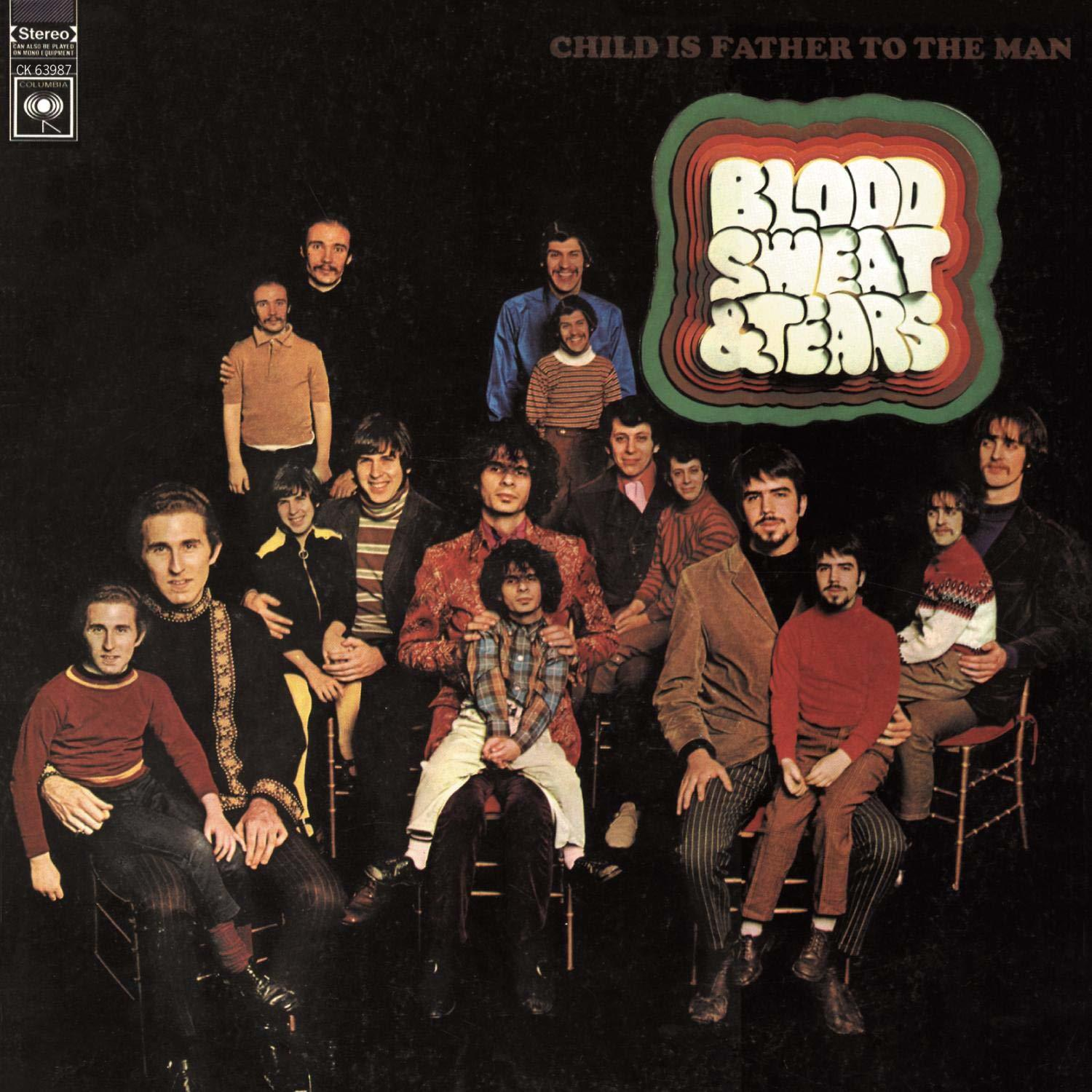 Album borító 17 emberrel. A cím Blood Sweat & Tears.