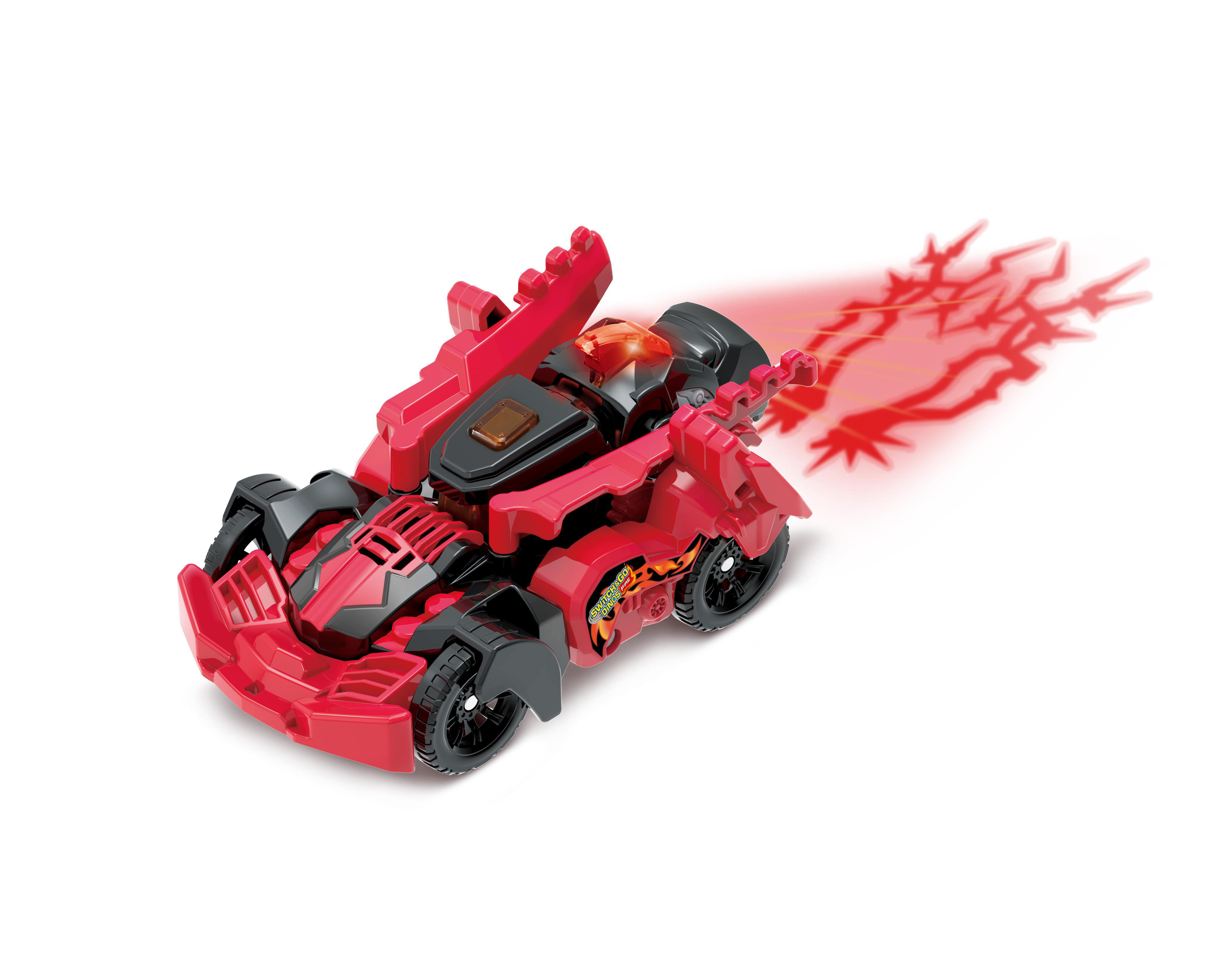 VTECH Switch & Go Dinos - Fire-Mini-T-Rex Actionfigur, Mehrfarbig