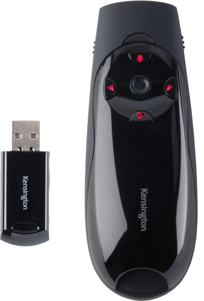 KENSINGTON Expert vezeték nélküli presenter piros lézermutatóval (K72425EU)