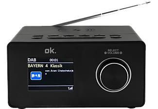 OK. OCR 530-B DAB+ QI Zwart