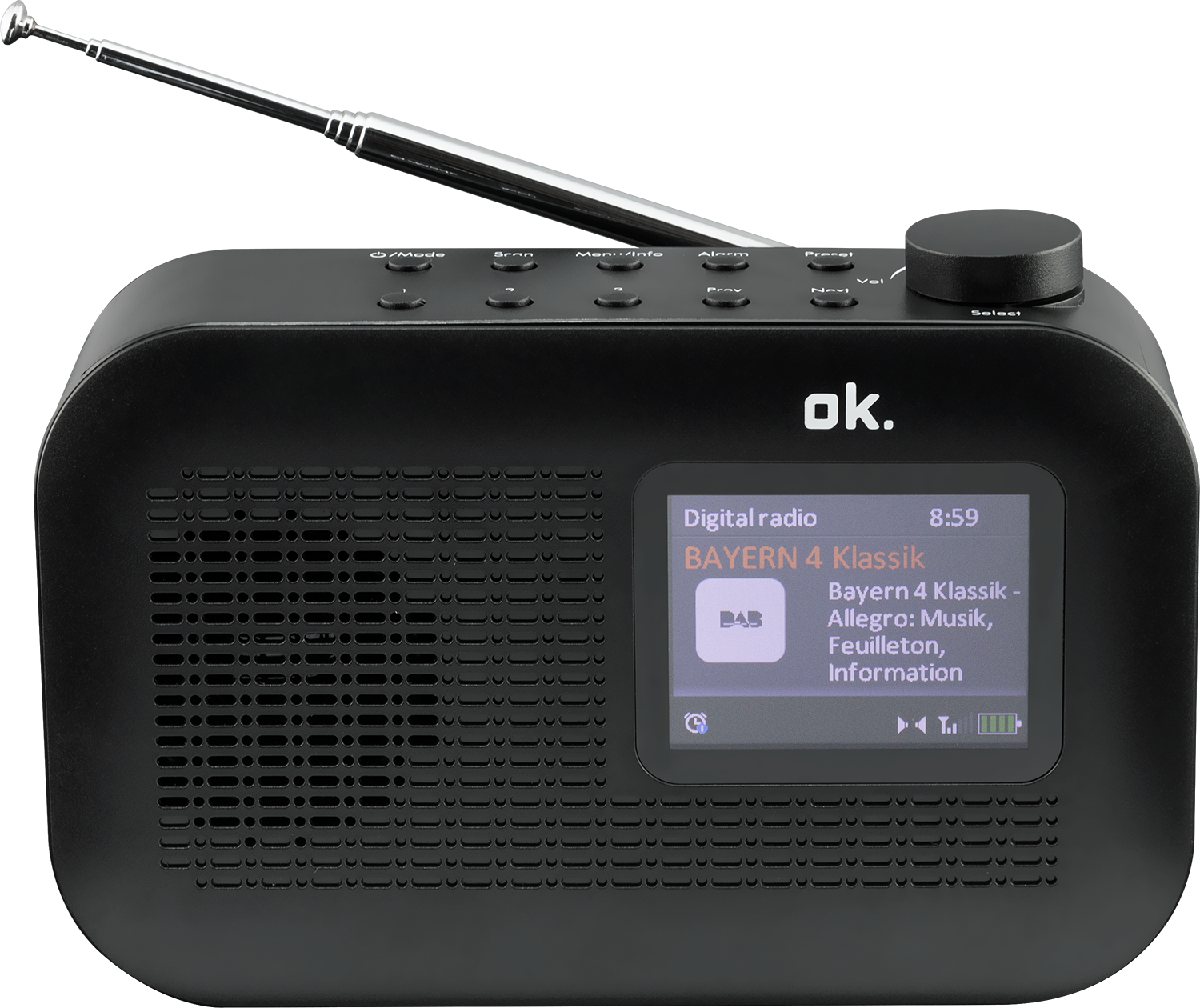 OK. Ord 130 Dab+ Zwart