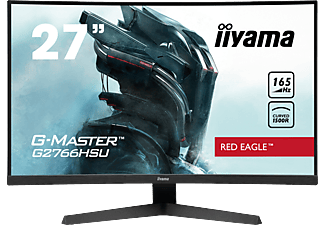 IIYAMA Gaming Monitor G-Master G2766HSU-B1 Curved, 27 Zoll FHD, 165Hz, 1ms, 250cd, VA Display, Schwarz