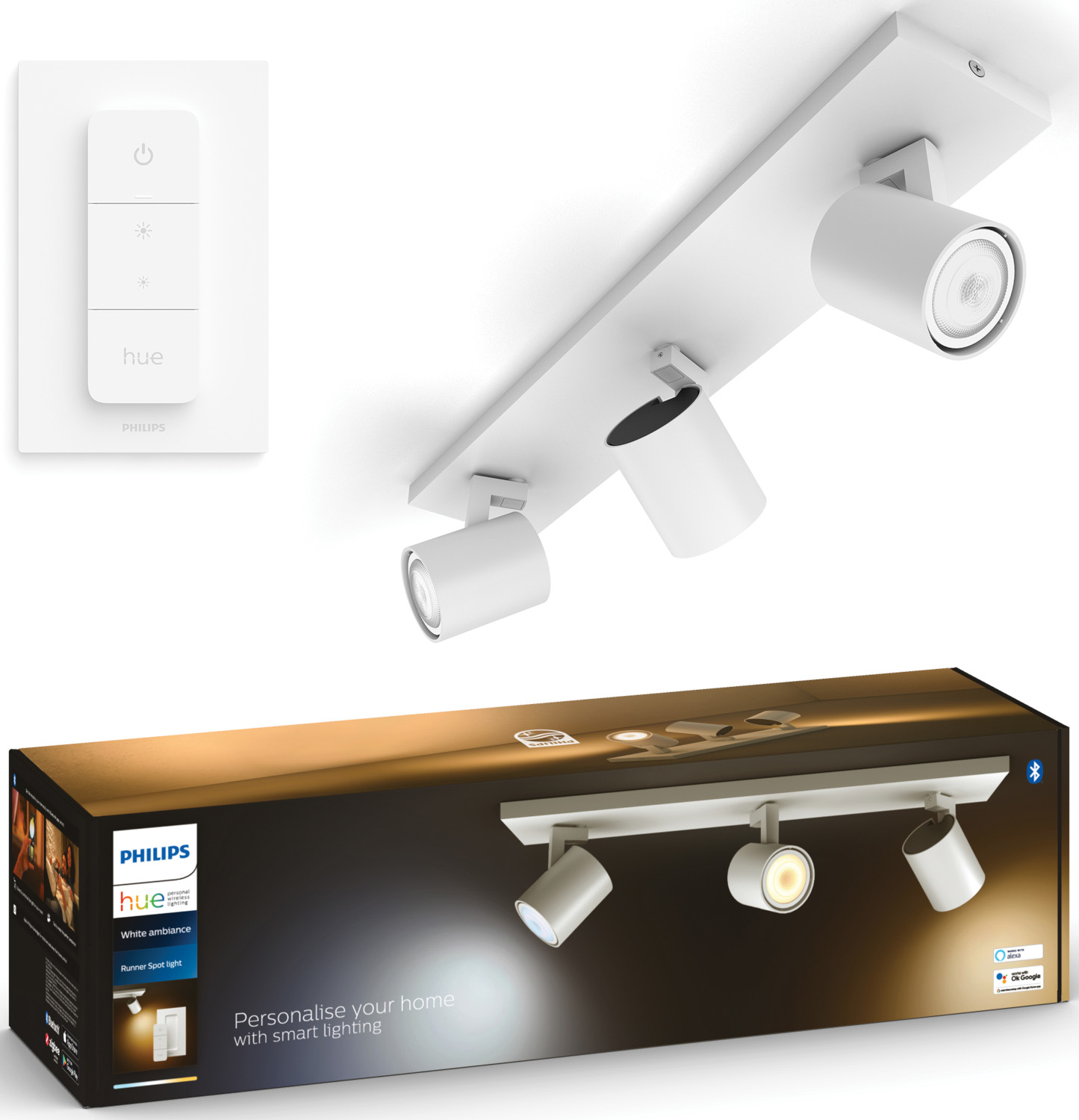 PHILIPS HUE Spot Runner Wit licht (33838800)