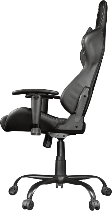 TRUST GXT 708R Resto, Kunstleder, Tragkraft 150kg, Schwarz Gaming Sessel, Schwarz