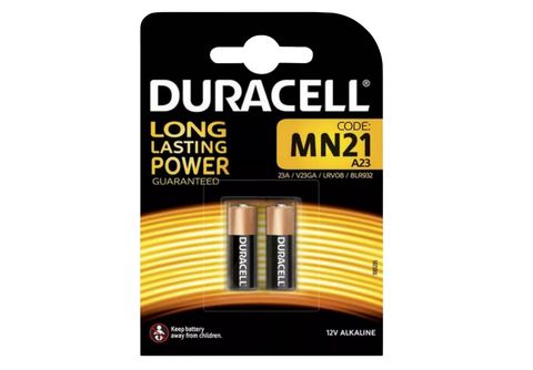 Pila Alcalina Duracell MN21 LR23A 12 Voltios - Baterias para todo