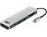 ACT AC7023 USB Type-C/HDMI átalakító, 4K, 0,15 méter, PD 60W, 2xUSB-A, kártyaolvasó