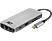 ACT AC7041 USB Type-C dokkoló, HDMI 4K, PD 60W, 1xUSB-C, 2xUSB-A, Gigabit LAN, kártyaolvasó
