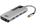 ACT AC7043 USB Type-C dokkoló, HDMI 4K, VGA, 3xUSB-A, Gigabit LAN, kártyaolvasó, 3,5mm jack