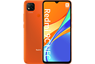 Móvil - Xiaomi Redmi 9C, Naranja, 128 GB, 4 GB RAM, 6.53" HD+, MediaTek Helio G35, 5000 mAh, Android