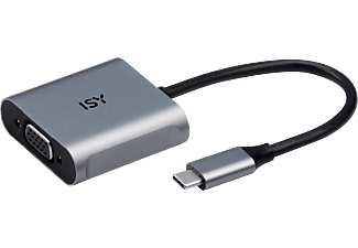 ISY IAD-1014 - USB-C auf VGA Adapter (Silber)