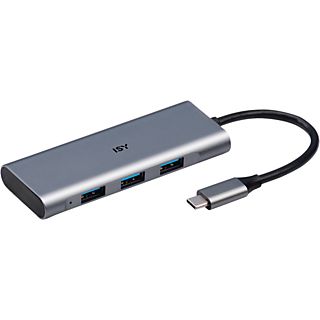 ISY IHU-5000 - USB-C Adapter (Silber)