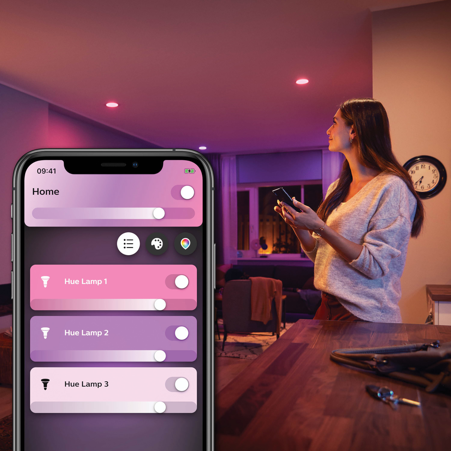 PHILIPS HUE Inbouwspot Centura Meerkleurig Aluminium (33862300)