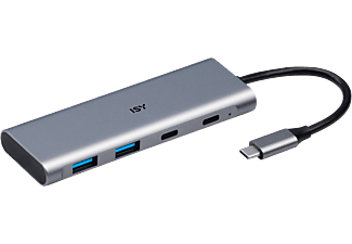 ISY IHU-5200 - Adattatore USB C (Argento)