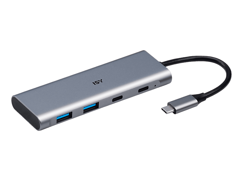 ISY IHU-5200 - USB-C Adapter (Silber)