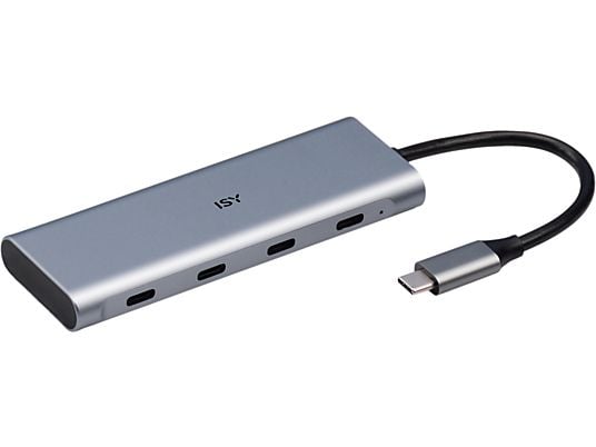 ISY IHU-5400 - Adaptateur USB type C (Argent)