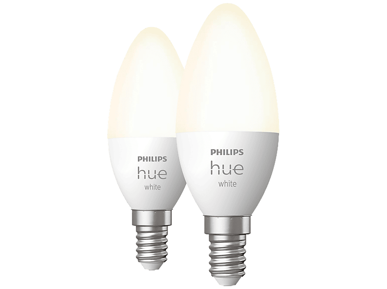 Philips Hue White E14 LED Kaarslamp 2-pack