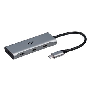 ISY IHU-5600 - Adattatore USB C (Argento)