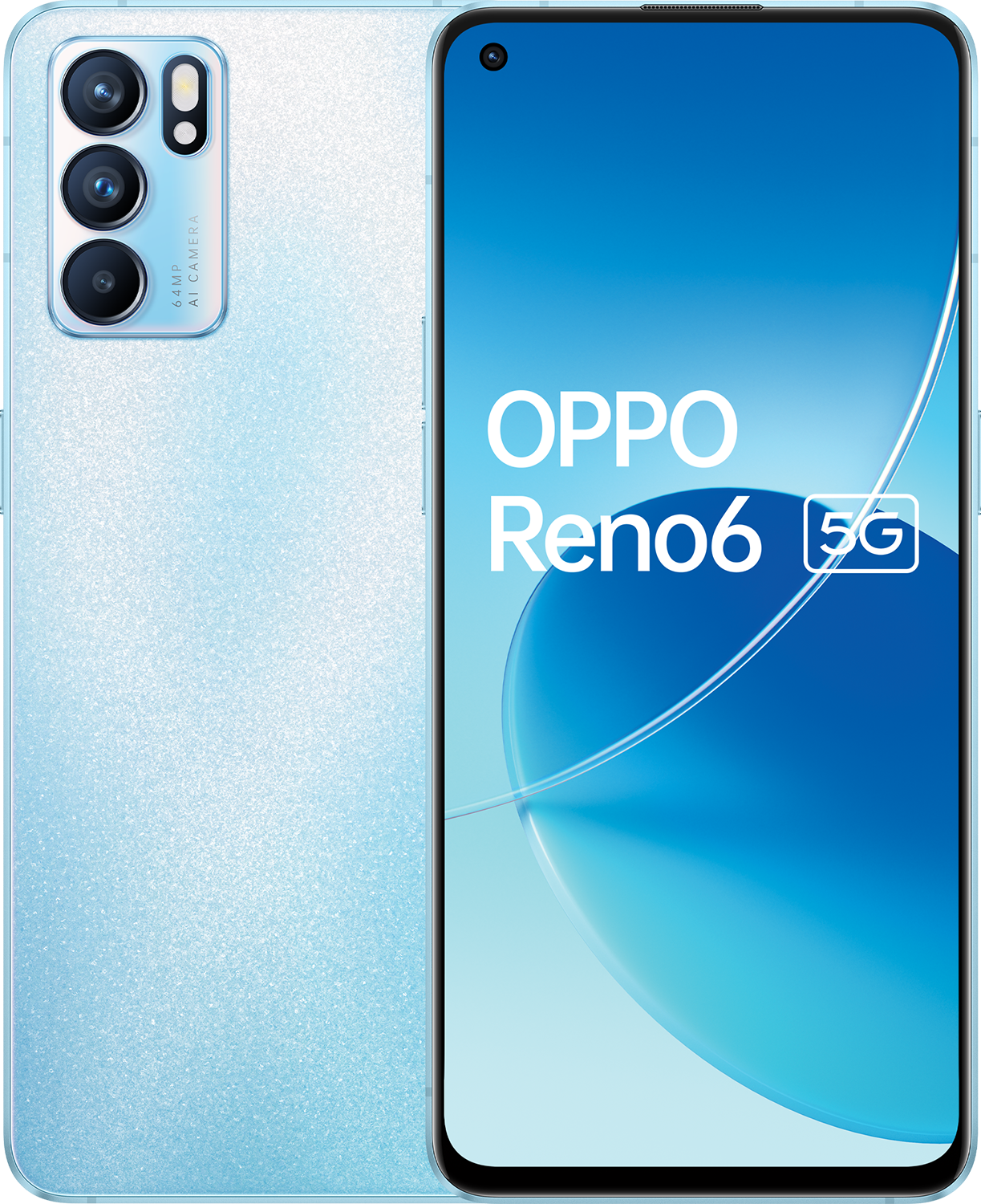OPPO Reno6 5G - 128 GB Artic Blue