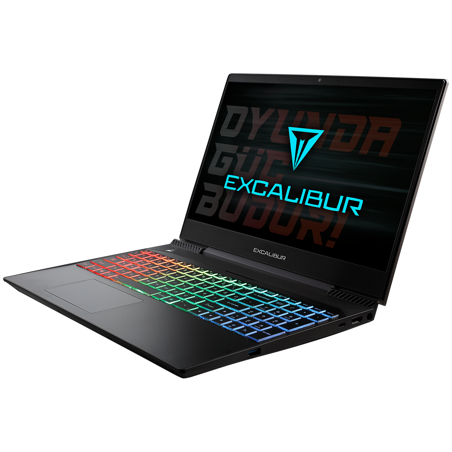 CASPER EXCALIBUR.G770.1140-8VJ0T-B/i5-11400H/8GB Ram/500GB NVMe SSD/4GB GTX 3050/ 15.6" FHD/ Win10 Laptop Metal Siyah