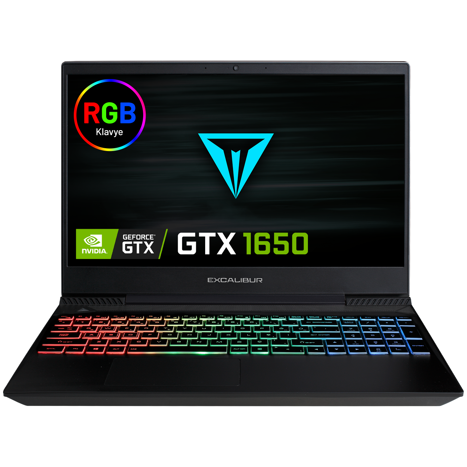 CASPER Excalibur G770.1075-BVH0A/i7-10750H/16GB RAM/500GB NVMe SSD/15.6'' FHD/Win10 Laptop Siyah Metal 