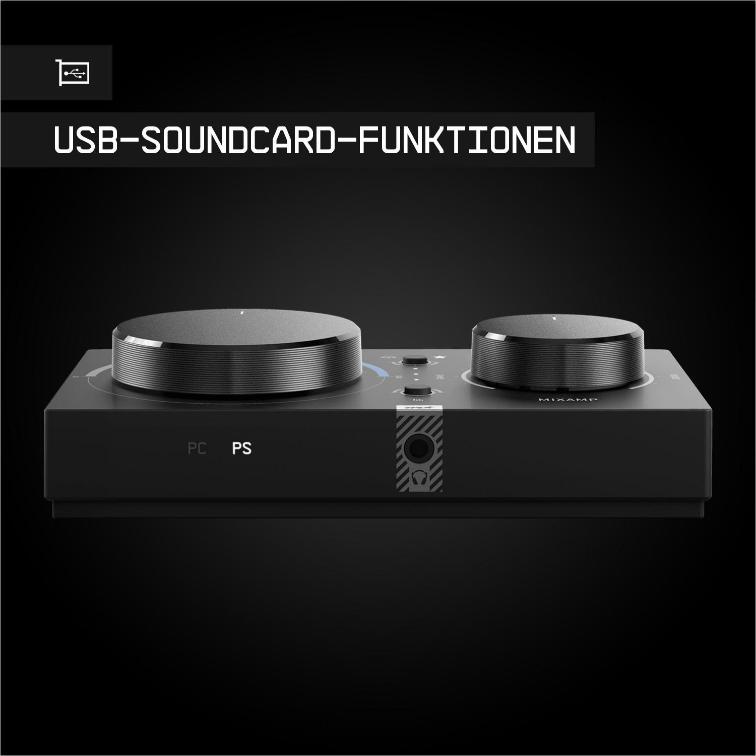 ASTRO GAMING MixAmp Pro TR for PlayStation 4 PC & Mac-PS4-3.5 MM--EMEA-MIXAMP PRO TR GEN4 PS4, Over-ear Verstärker Schwarz