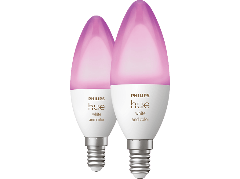 Philips Hue 2 Kaarslampen Led Bluetooth Meerkleurig (35671900)