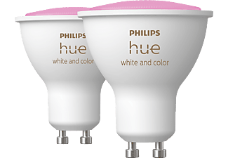PHILIPS HUE 2 spots LED Bluetooth Meerkleurig (34008400)