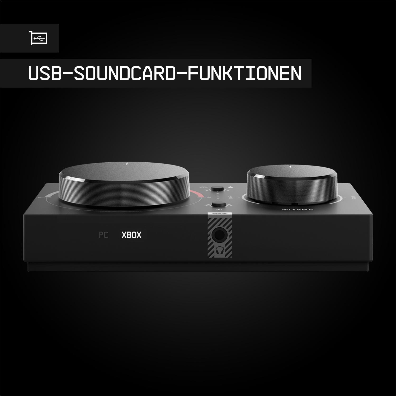 ASTRO GAMING MixAmp Pro TR for Xbox One PC & Mac, Over-ear Verstärker Schwarz