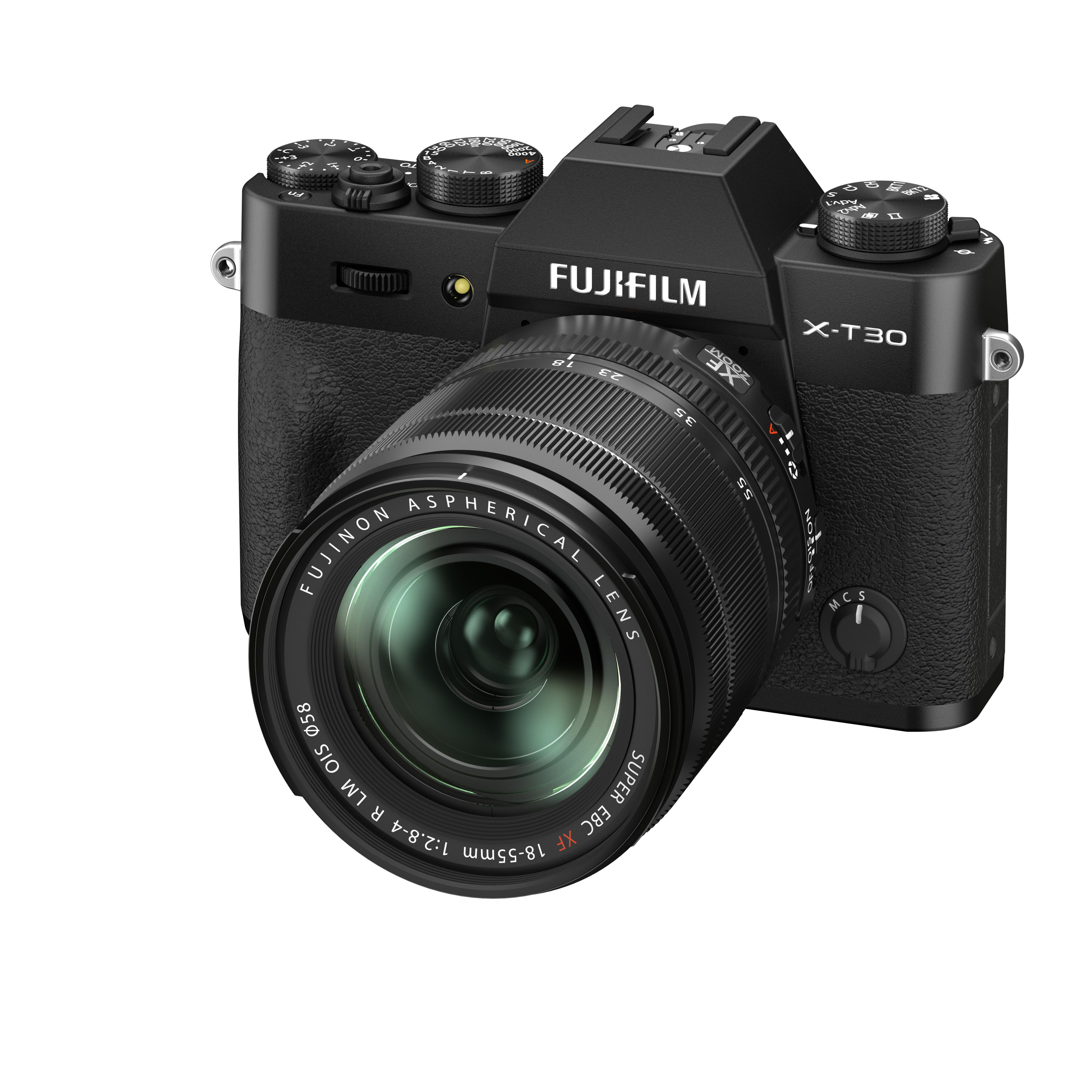 FUJIFILM X-T30 II Kit Systemkamera mit Objektiv 18-55 mm, 7,6 cm Display Touchscreen, WLAN