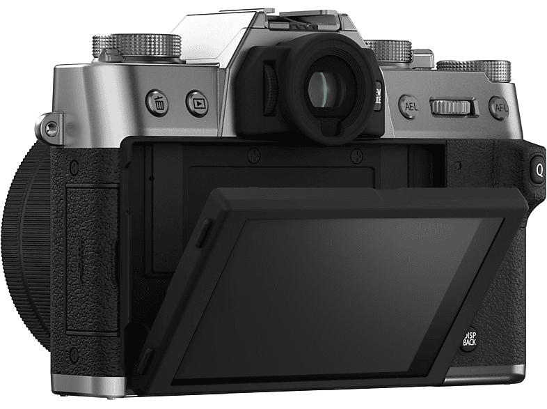 FUJIFILM X-T30 II Kit Systemkamera mit Objektiv 15-45 mm, 7,6 cm Display Touchscreen, WLAN