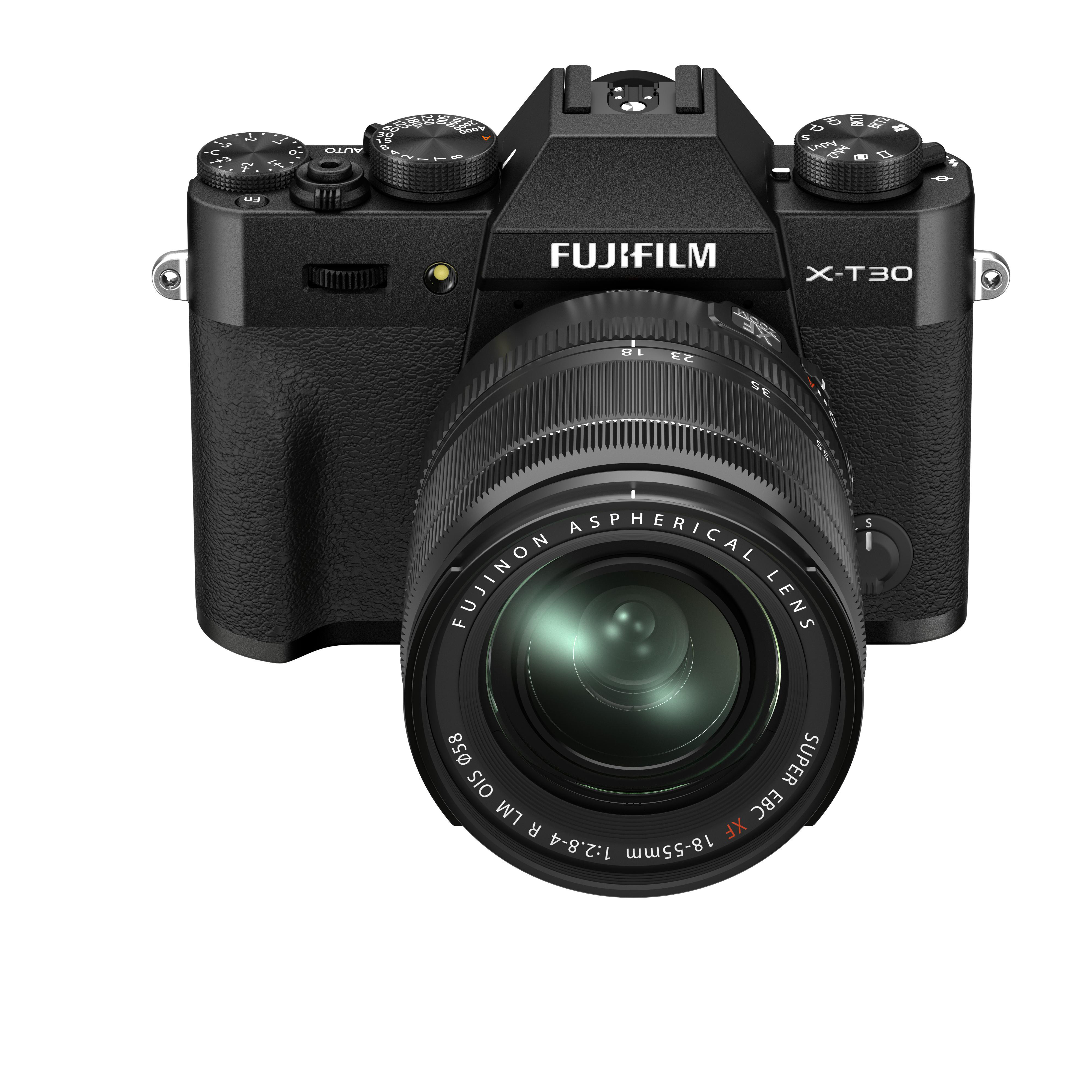FUJIFILM X-T30 II Kit Systemkamera mit Objektiv 18-55 mm, 7,6 cm Display Touchscreen, WLAN