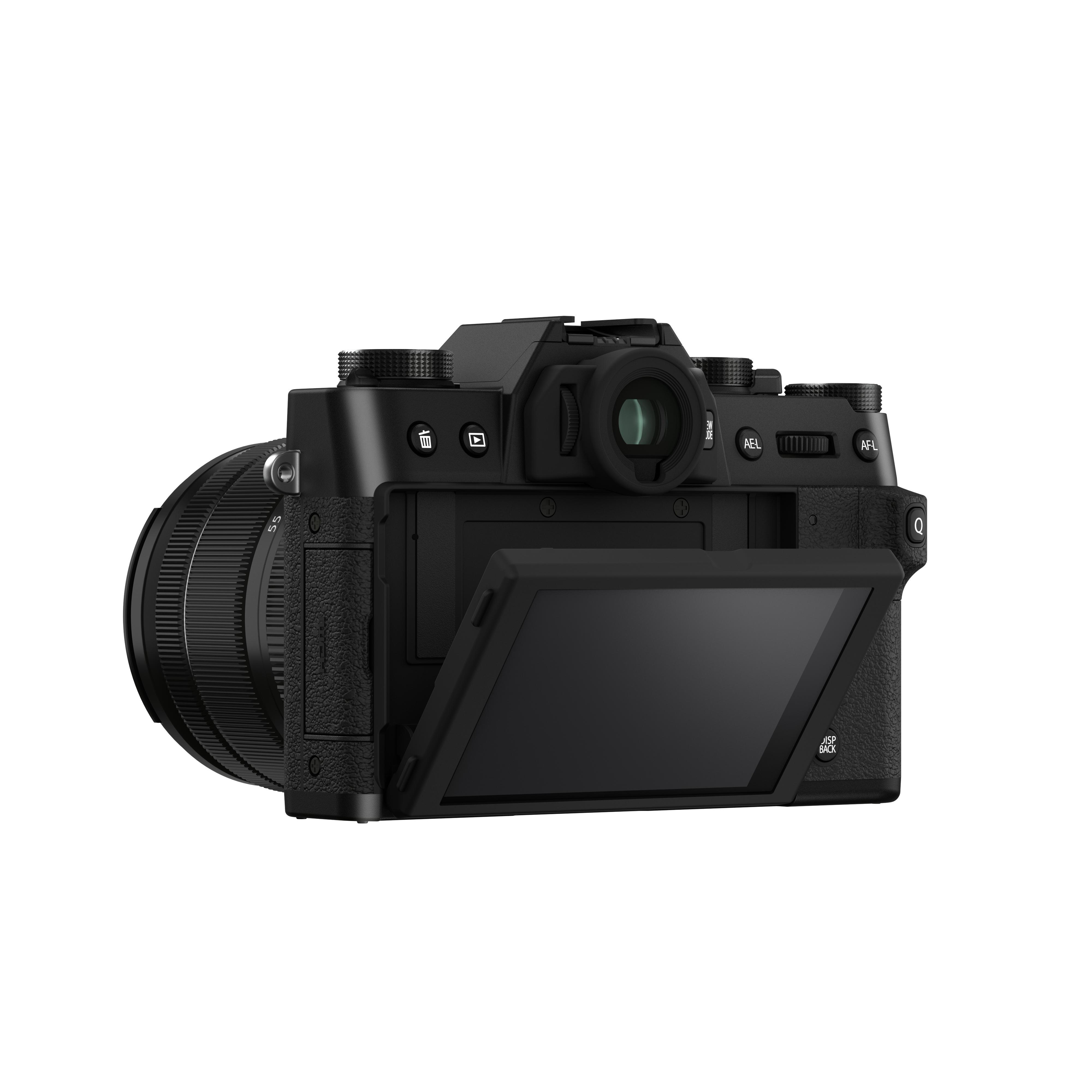 FUJIFILM X-T30 II Kit Systemkamera mit Objektiv 18-55 mm, 7,6 cm Display Touchscreen, WLAN