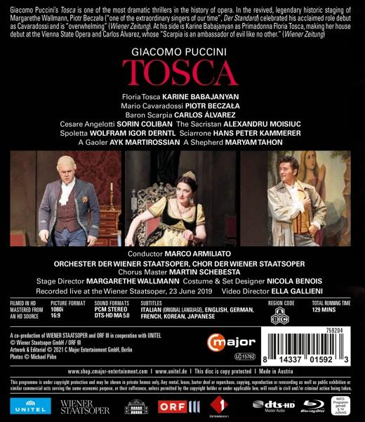 Babajanyan/Beczala/Alvarez/+ - Tosca  - (Blu-ray)