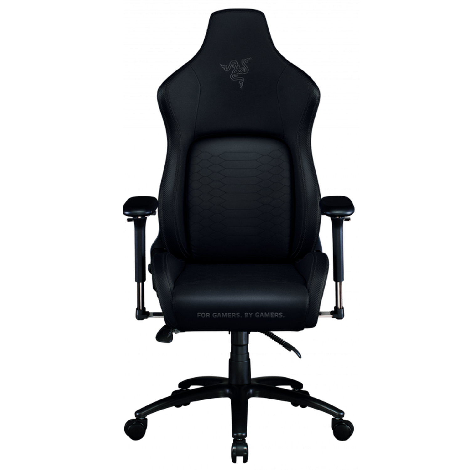 Silla gaming - Razer Iskur, Diseño Ergonómico, Altura regulable, Reposabrazos, 130 Kg, Negro