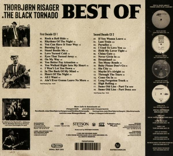 Thorbjrn & The Black Tornado Risager - BEST OF (2CD)  - (CD)