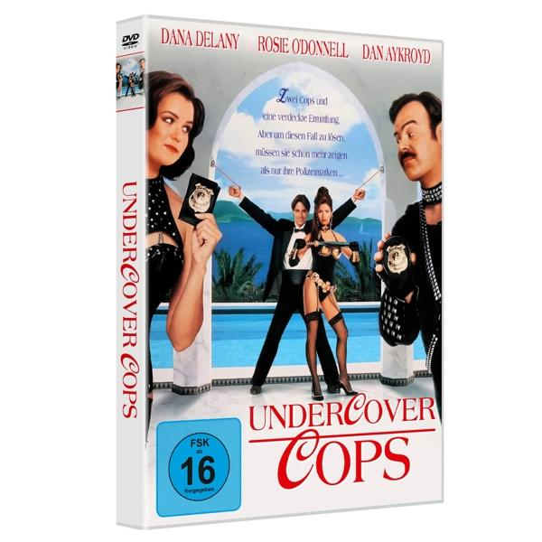 DVD-Hülle mit dem Filmtitel 'Undercover Cops'. Drei Personen sind auf dem Cover.