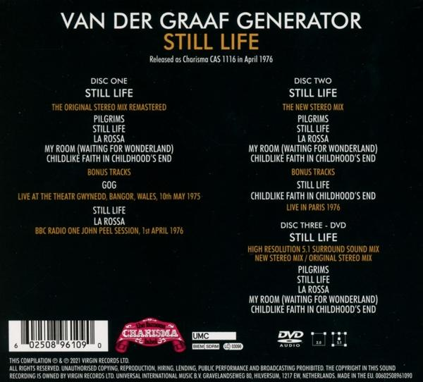 (CD) Der Life Van (2CD+1DVD-Audio) - Generator Graaf - Still