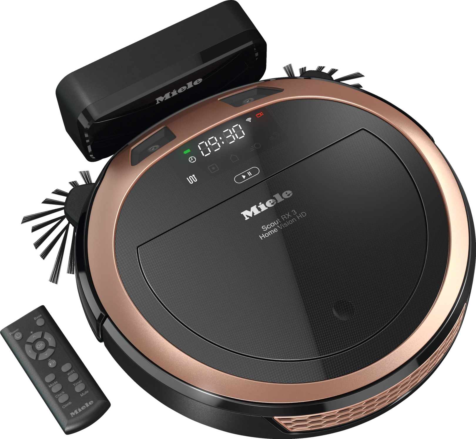 MIELE SCOUT RX3 HOME VISION Roboterstaubsauger (Rosegold, Laufzeit: 120 min.)