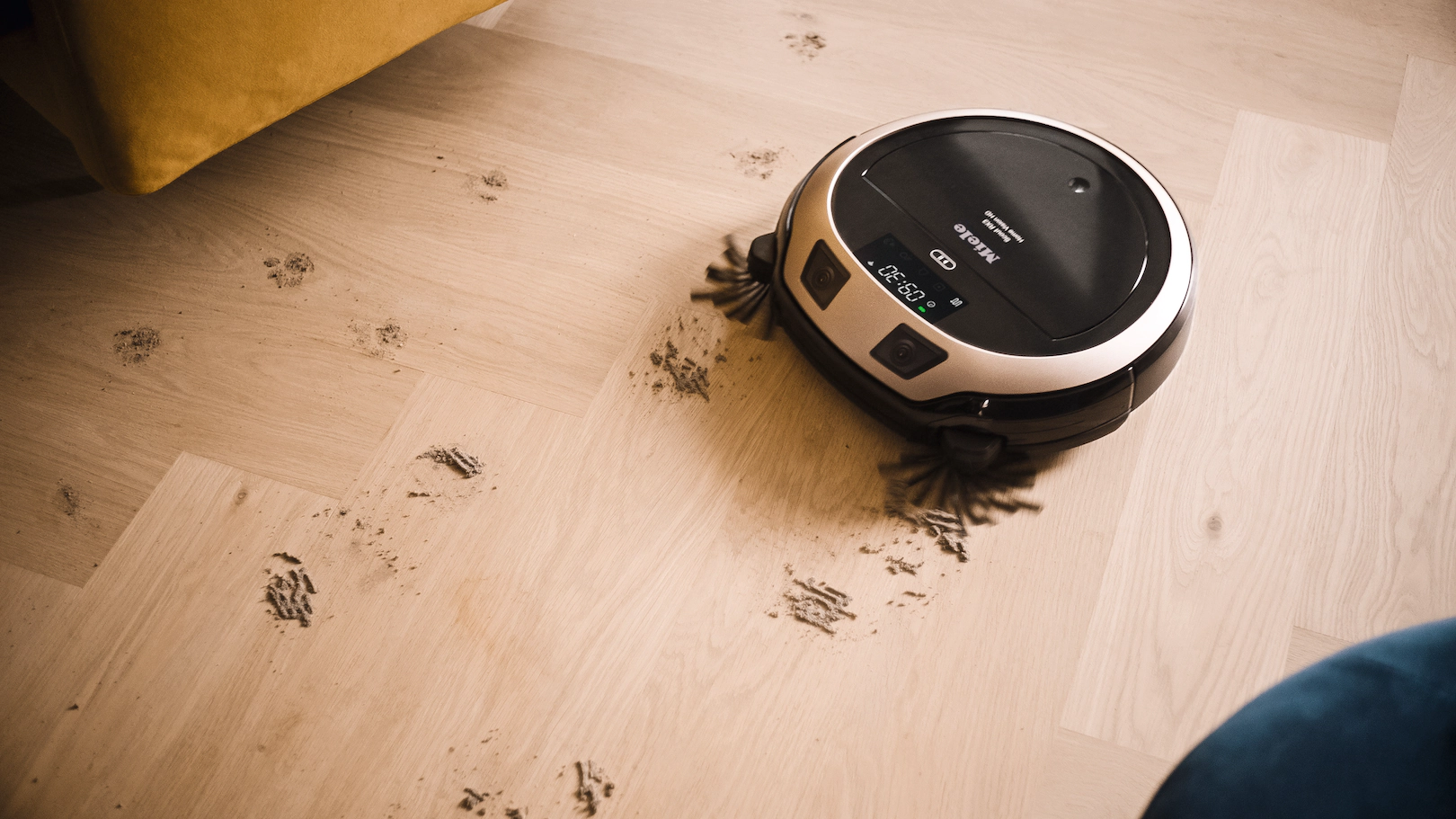 MIELE SCOUT RX3 HOME VISION Roboterstaubsauger (Rosegold, Laufzeit: 120 min.)