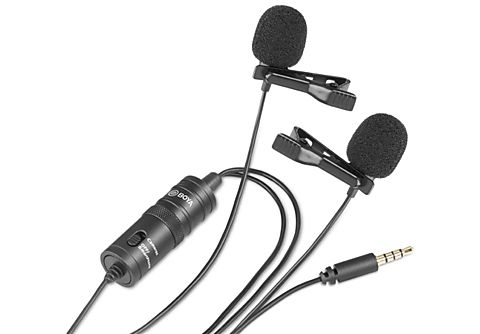 BOYA BY-M1DM Duales omnidirektionales Lavalier-Mikrofon