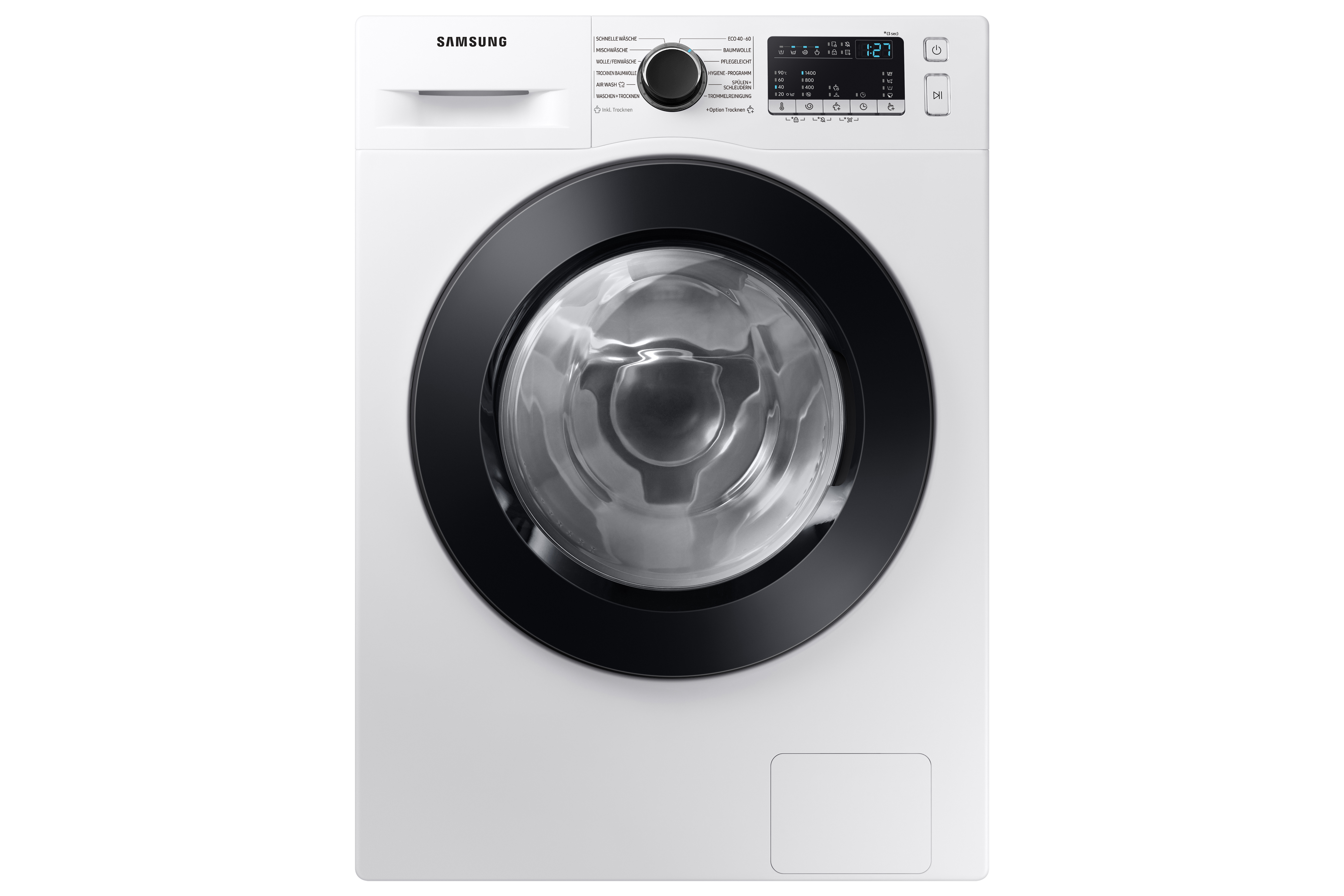 SAMSUNG WD80T4049CE/EG Waschtrockner (8 kg / 5 kg, 1400 U/Min., Standgerät, Weiß)