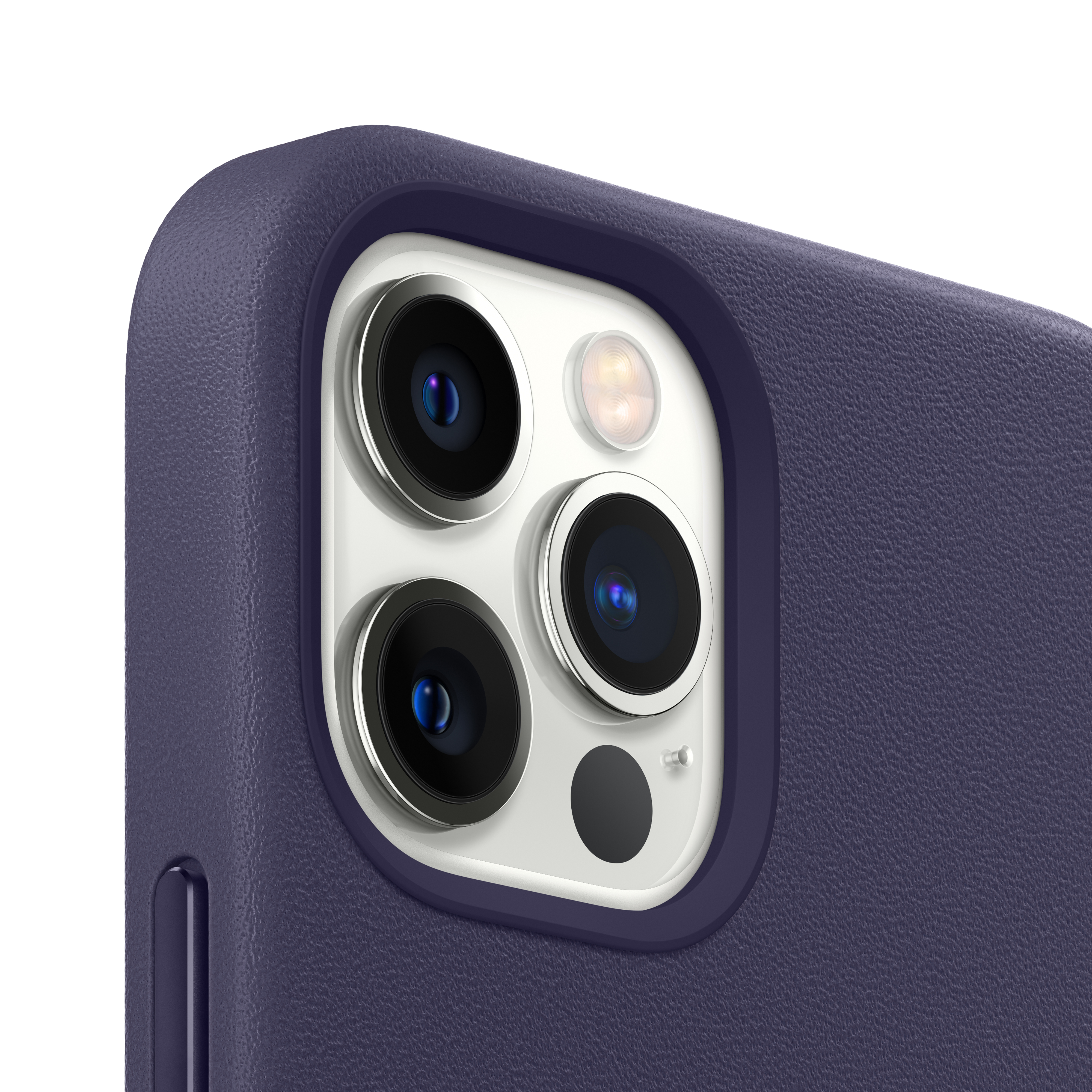 Apple funda de piel con MagSafe para el iPhone 12 Pro Max, Violeta profundo