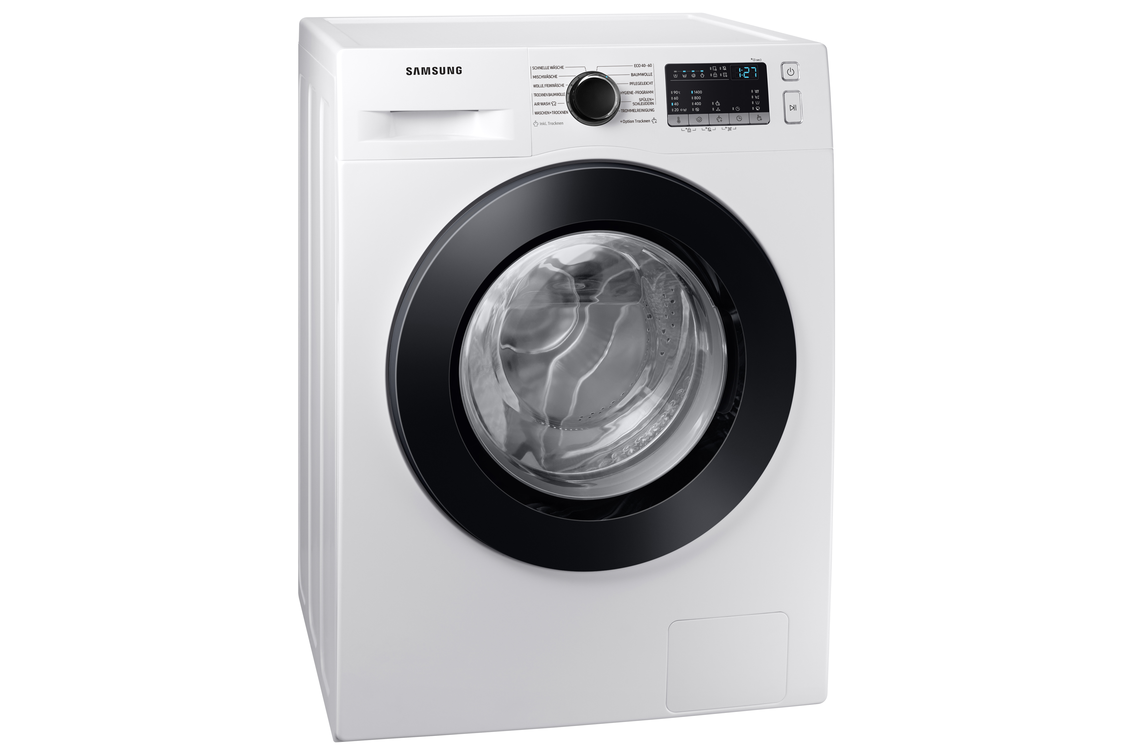 SAMSUNG WD80T4049CE/EG Waschtrockner (8 kg / 5 kg, 1400 U/Min., Standgerät, Weiß)